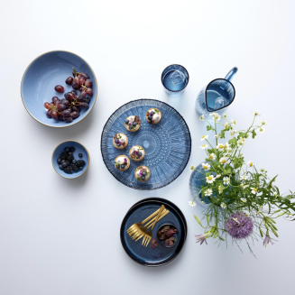 Dzbanek Bitz Kusintha Blue Glass 1.2l - 3