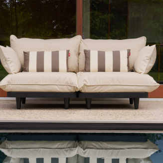 Poduszka do ogrodu Fatboy King Pillow Stripe Cacao - 3