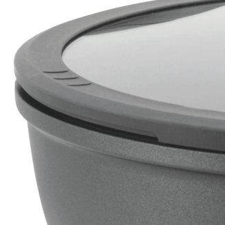 Wok z pokrywą BergHOFF Stone+ 28 cm - 4