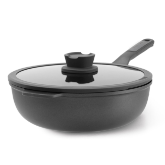 BergHOFF | Patelnia wok non-stick z pokrywą Stone+ 28  cm 4.4 l - 3