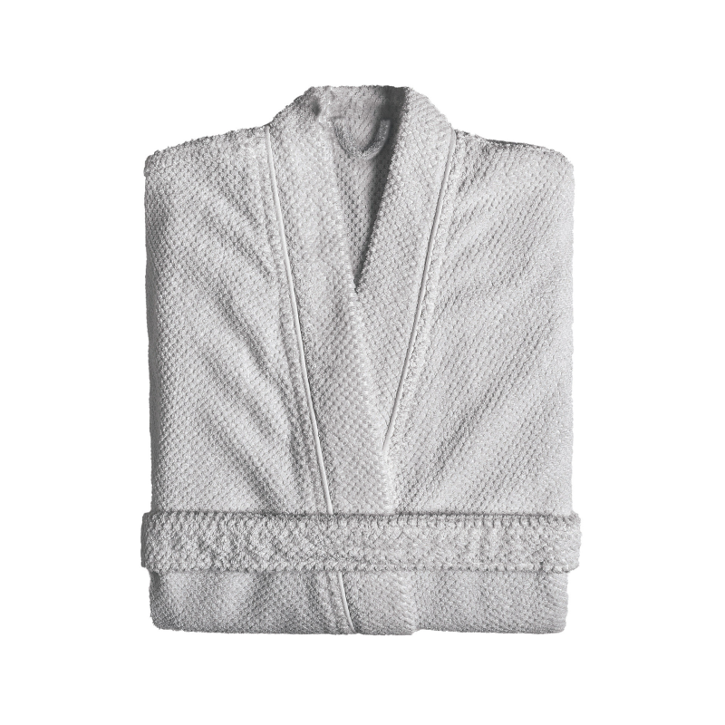 Szlafrok kimono Graccioza Bee Waffle Silver