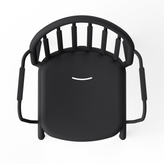 Krzesło ogrodowe z podłokietnikami Fatboy Fred's Armchair Anthracite - 4