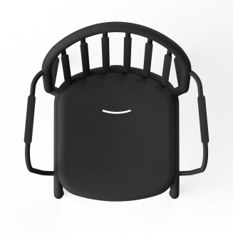 Krzesło ogrodowe z podłokietnikami Fatboy Fred's Armchair Anthracite - 4