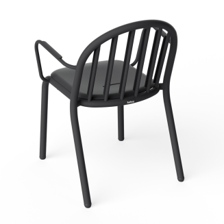 Krzesło ogrodowe z podłokietnikami Fatboy Fred's Armchair Anthracite - 2