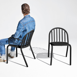 Krzesło ogrodowe z podłokietnikami Fatboy Fred's Armchair Anthracite - 8