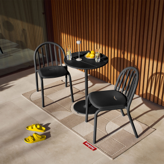Krzesło ogrodowe z podłokietnikami Fatboy Fred's Armchair Anthracite - 10