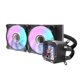 Chłodzenie wodne CPU DARKFLASH DV240S 120mm (czarne) - 3