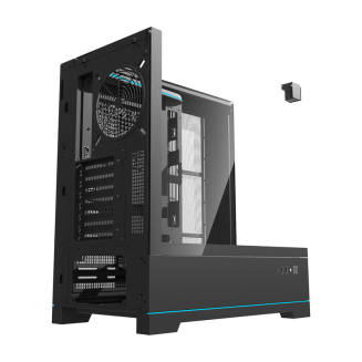 Obudowa komputerowa DARKFLASH DY450 bez wentylatorów (czarna) - 2