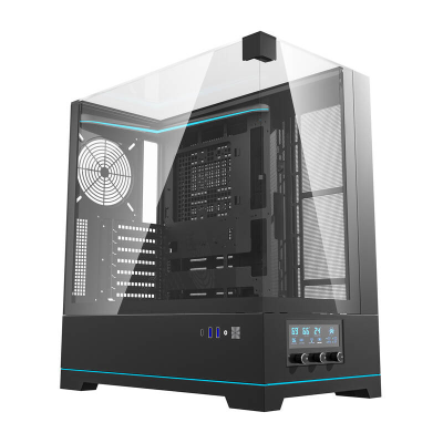  DARKFLASH DY450 Fanless Computer Case (Black)