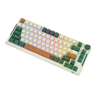 Bezprzewodowa klawiatura mechaniczna Royal Kludge RKH81 RGB, Sky cyan switch (zielona) (QWERTY) - 9