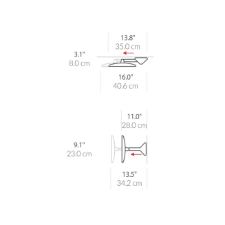 Lusterko ścienne sensorowe Simplehuman 5x czarne - 3