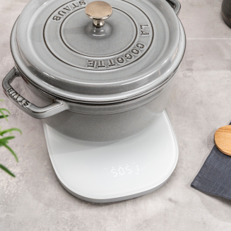 Waga cyfrowa z funkcją ładowania indukcyjnego Zwilling Enfinigy biała - 9