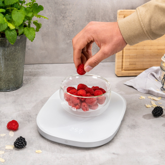 Waga cyfrowa z funkcją ładowania indukcyjnego Zwilling Enfinigy biała - 10