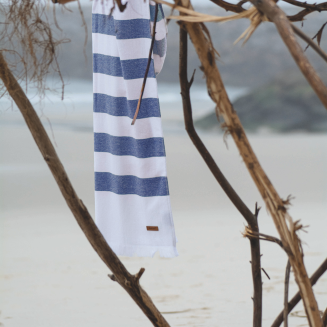 Ręcznik plażowy Bricini Costa Nova Navy 2 rozmiary - 5
