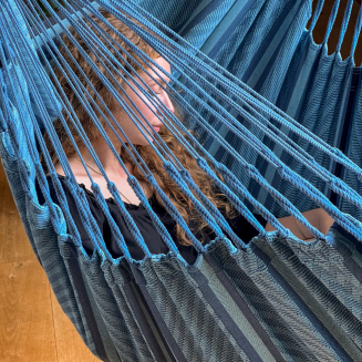 La Siesta Habana blue comfort hammock chair - 5