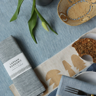 Serweta Lapuan Kankurit AAMU rainy blue 48x48 cm - 6