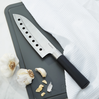Nóż Santoku z otworami BergHOFF Codon 17 cm - 5
