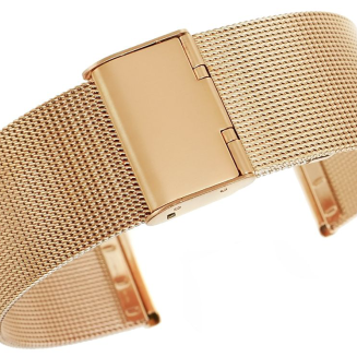 Bransoleta Siatka Różowe Złoto 22 mm 301RG22 - 2