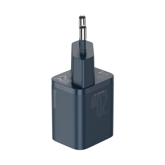 BASEUS Super Si 20W Wall Charger + USB-C-Lightning 1m (Blue) - 5