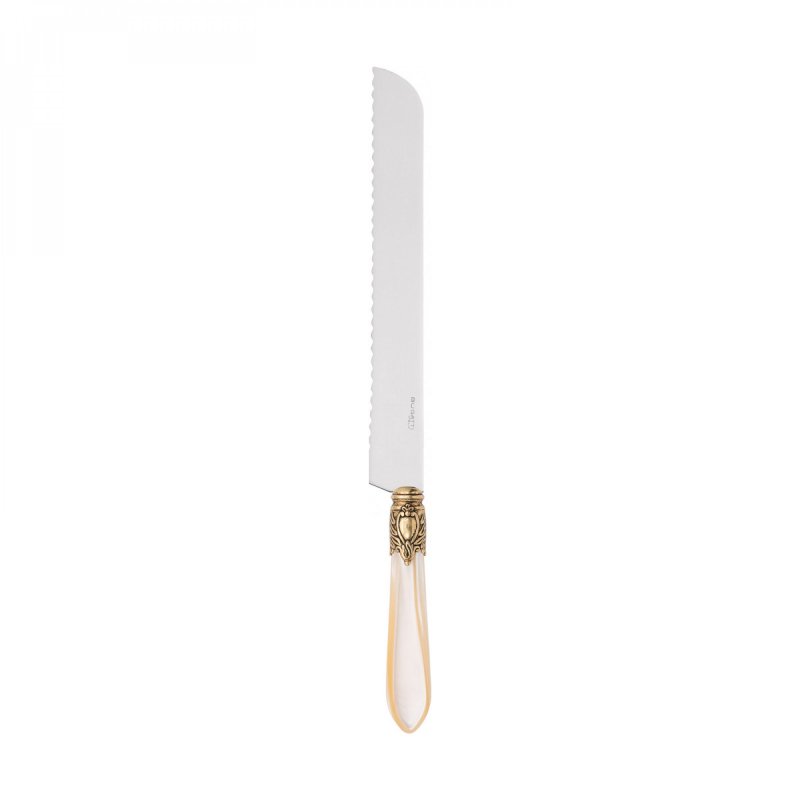 Nóż do chleba Casa Bugatti Oxford Ivory/Gold