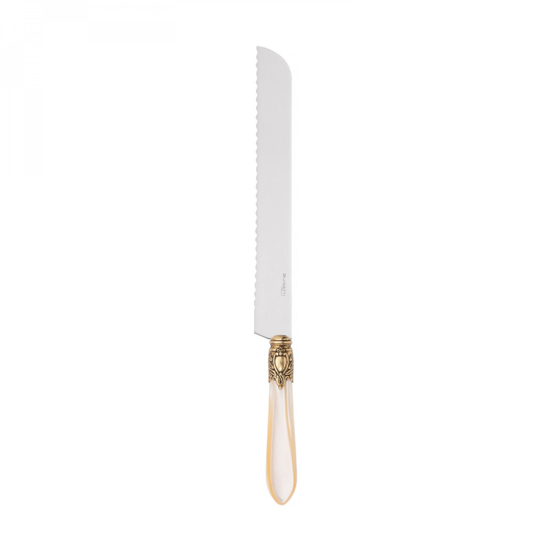Nóż do chleba Casa Bugatti Oxford Ivory/Gold