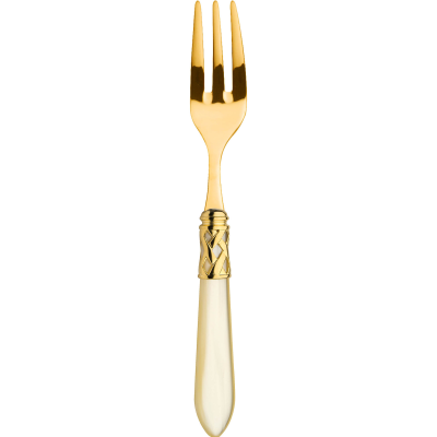 Widelczyk do ciasta Casa Bugatti Aladdin Ivory/Gold/Gold