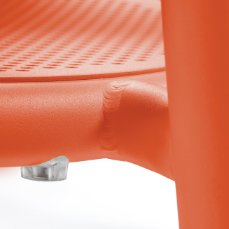 Krzesło ogrodowe z podłokietnikami Fatboy Toní Tangerine - 7