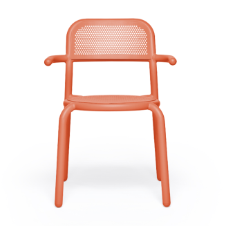 Krzesło ogrodowe z podłokietnikami Fatboy Toní Tangerine - 9