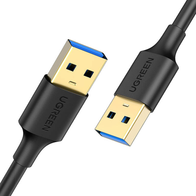 Kabel UGREEN US128 USB-A-USB-A 1m (czarny)