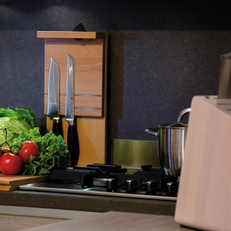 Blok magnetyczny z drewna bukowego + Deska kuchenna Artelegno Bologna 20 cm - 2