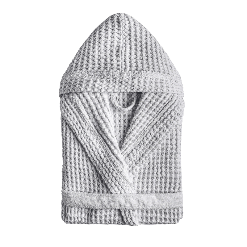  Graccioza Aura Silver hooded bathrobe
