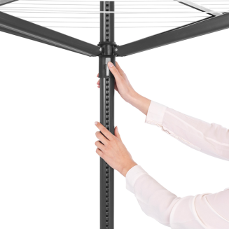 Suszarka ogrodowa Brabantia Lift-O-Matic 50 m Anthracite - 5