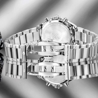 Zegarek Damski Giewont Sapphire Srebrny GW3670-B1 - 8