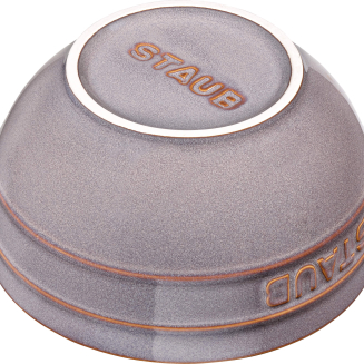 Miska okrągła Staub - 12 cm, Antyczny szary - 2