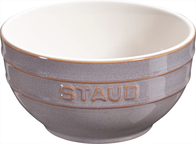 Miska okrągła Staub - 12 cm, Antyczny szary