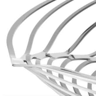 Patera na owoce Alessi Trinity polerowana 33 cm - 3