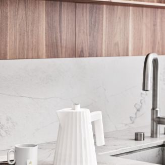 Czajnik elektryczny Alessi Plissé White 1l - 2