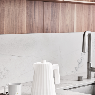 Czajnik elektryczny Alessi Plissé White 1l - 2