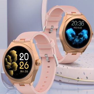 Smartwatch Gravity Różowe Złoto Różowy GT25-2 - 5