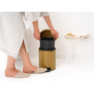 Kosz łazienkowy Brabantia NewIcon 5 l Warm Gold - 9