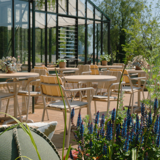 Stolik ogrodowy SACKit Kirra Café Table Taupe ∅70 cm - 4