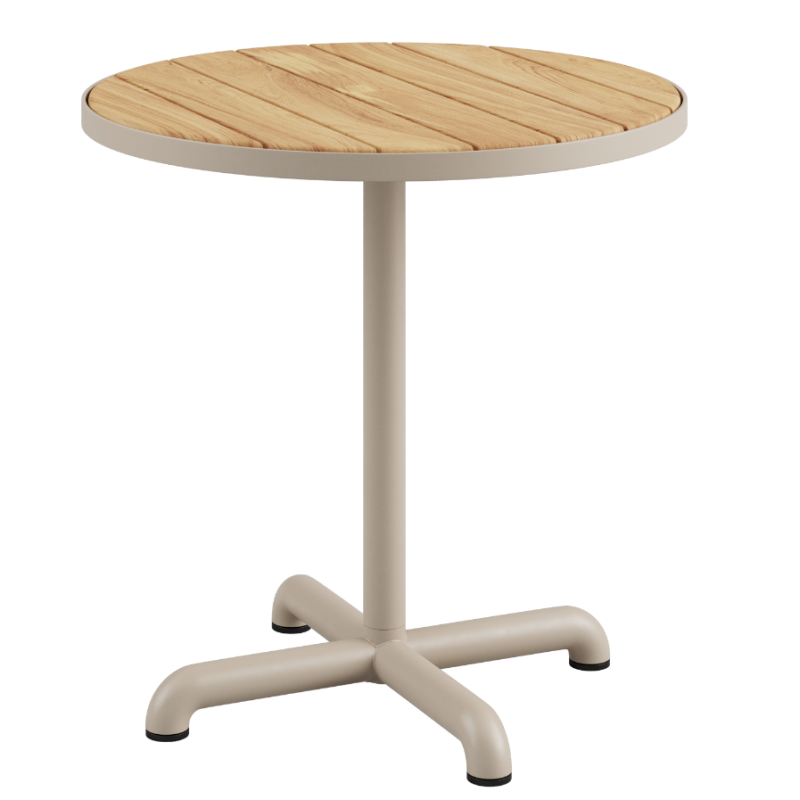 Stolik ogrodowy SACKit Kirra Café Table Taupe ∅70 cm