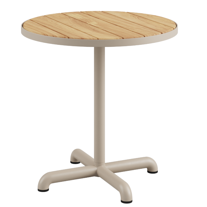Stolik ogrodowy SACKit Kirra Café Table Taupe ∅70 cm