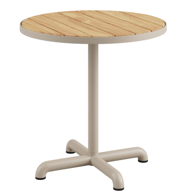 Stolik ogrodowy SACKit Kirra Café Table Taupe ∅70 cm