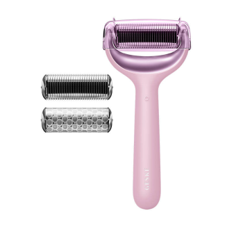 Roller do mezoterapii igłowej twarzy i ciała 8w1 Geske z Aplikacja (różowy) - 6