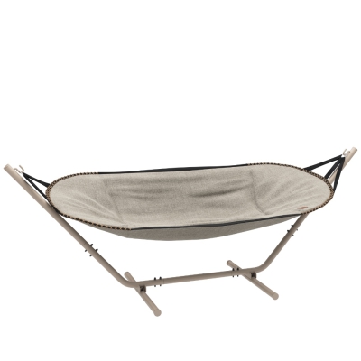 Hamak ze stojakiem taupe SACKit Cobana Hammock Alu Kirra Sand
