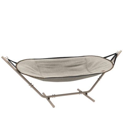Hamak ze stojakiem taupe SACKit Cobana Hammock Alu Kirra Sand