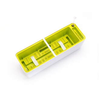 Donica samo-nawadniająca prostokątna Urbalive Berberis biały 60x20 cm - 3