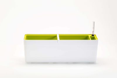 PLASTIA BERBERIS Donica samonawadniająca prostokątna 60x20 cm biały