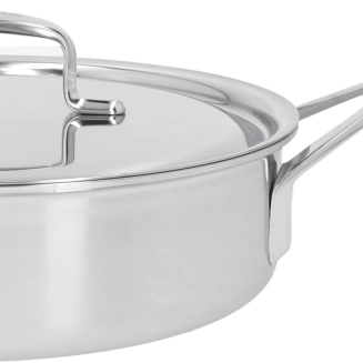 Patelnia sauté z 2 uchwytami i pokrywką Demeyere 5 Plus 24 cm | BESTSELLER - 2